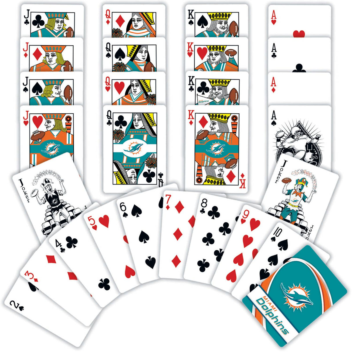 Miami Dolphins Playing Cards