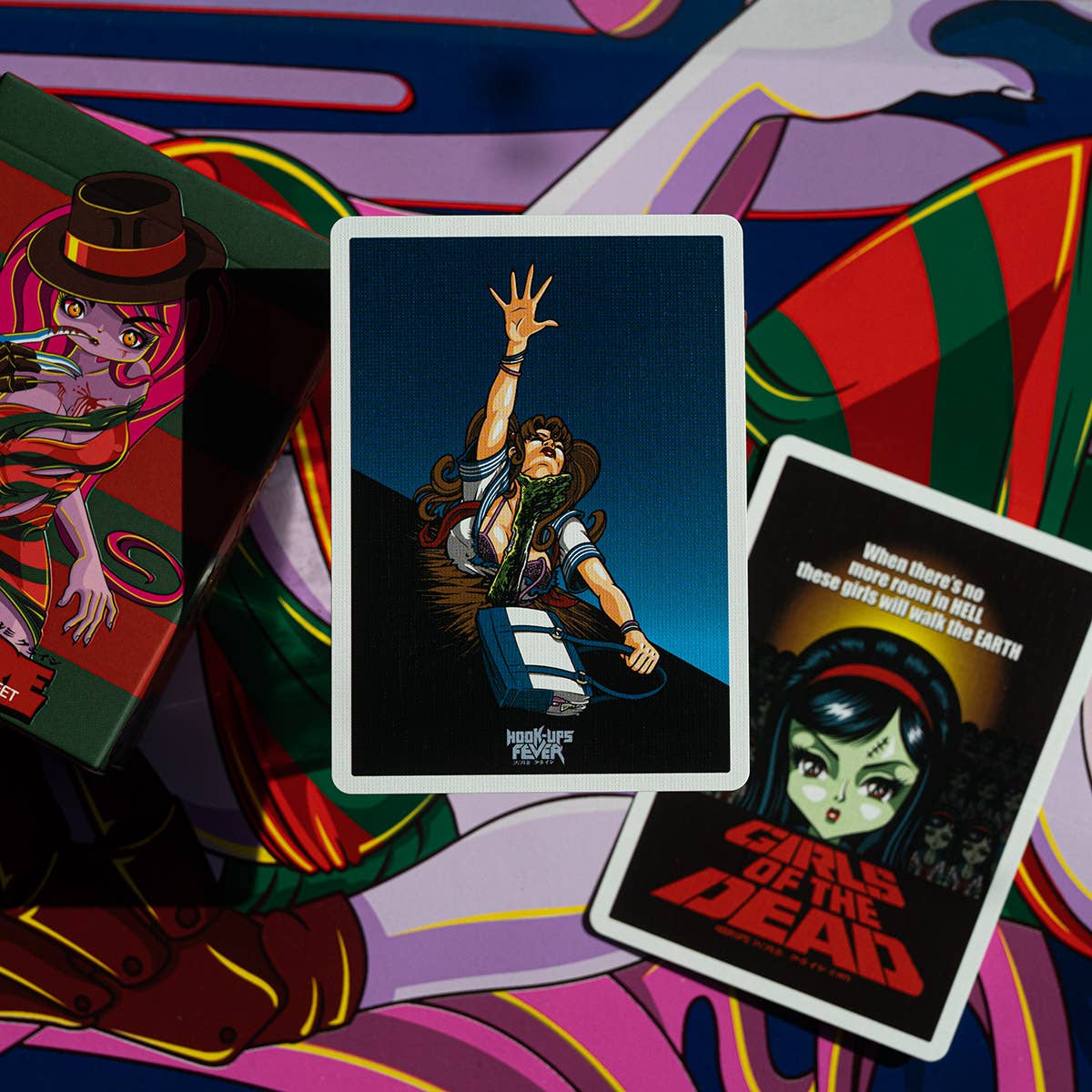 NIGHTMARE ON HOOKUPS STREET SKATEBOARD PLAYING CARDS