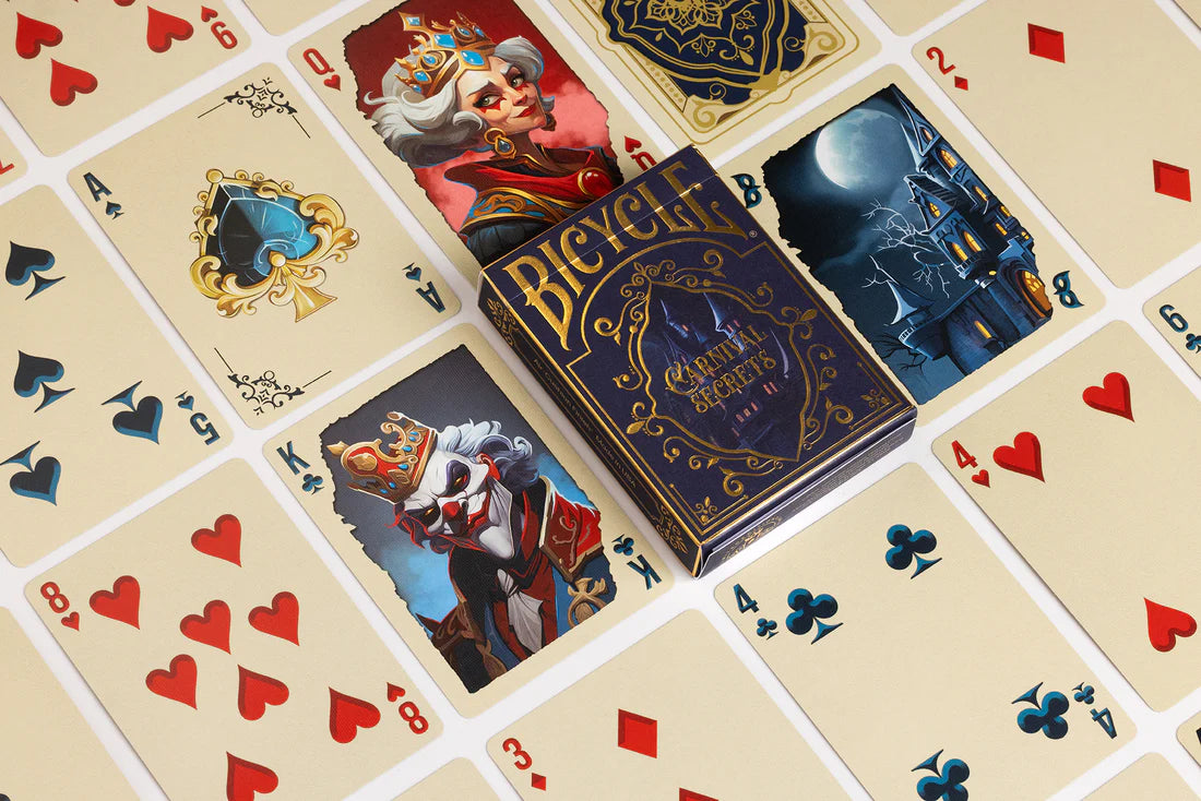 Bicycle Carnival Secrets Playing Cards (Blue)