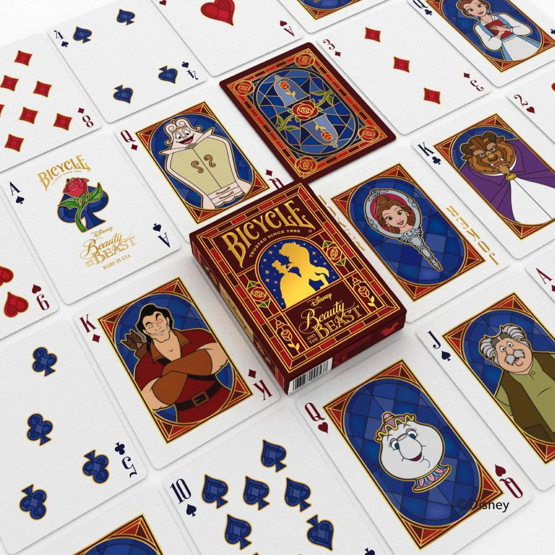 Bicycle Disney Beauty and the Beast Inspired Playing Cards