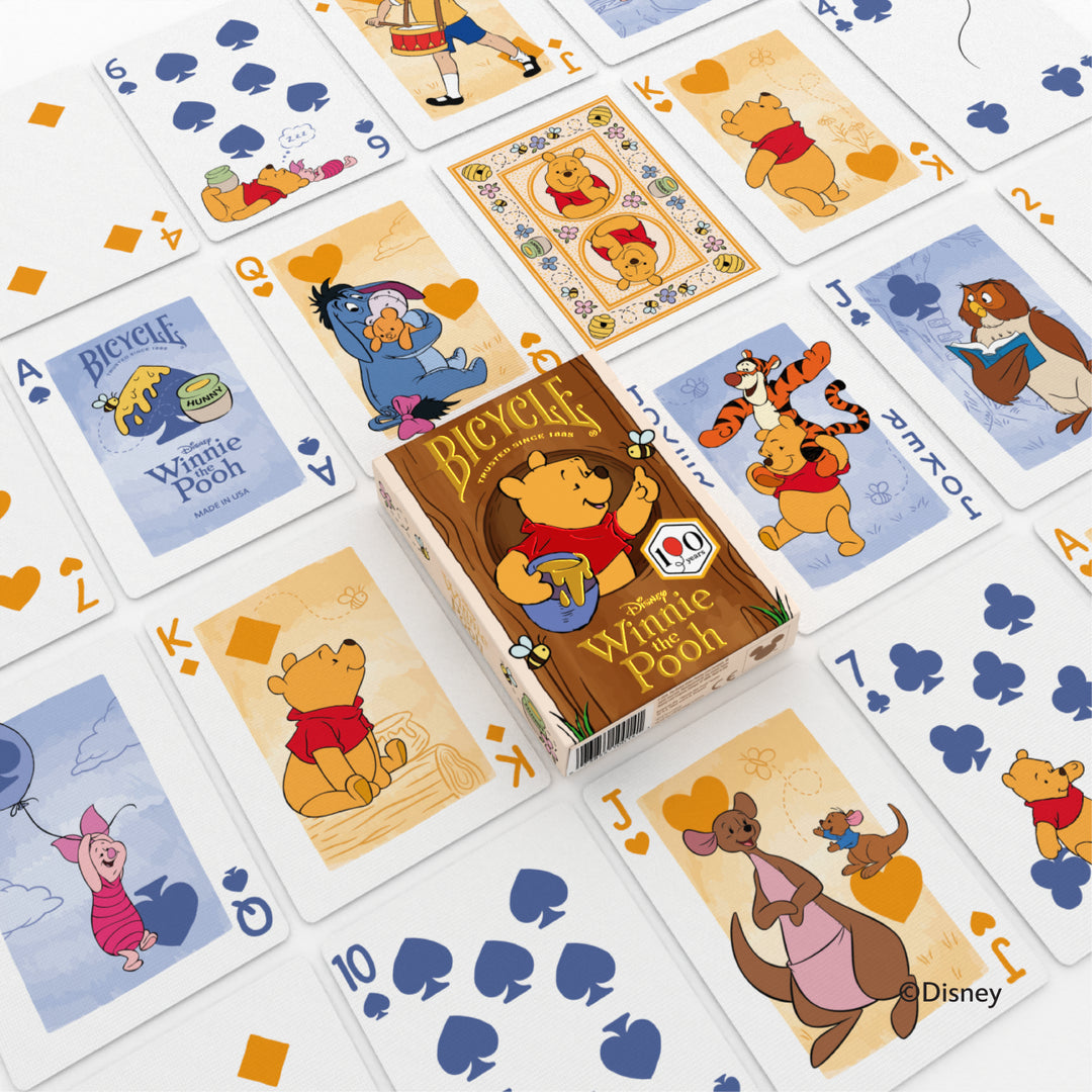 Bicycle Disney Winnie the Pooh Inspired Playing Cards