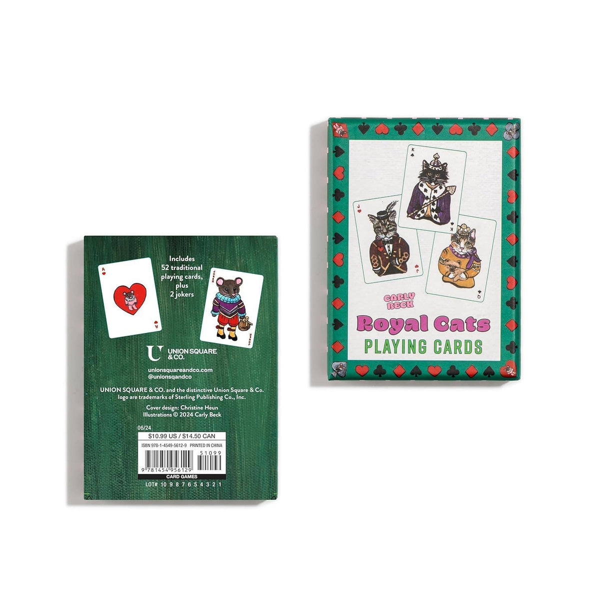 Royal Cats Playing Cards By Carly Beck