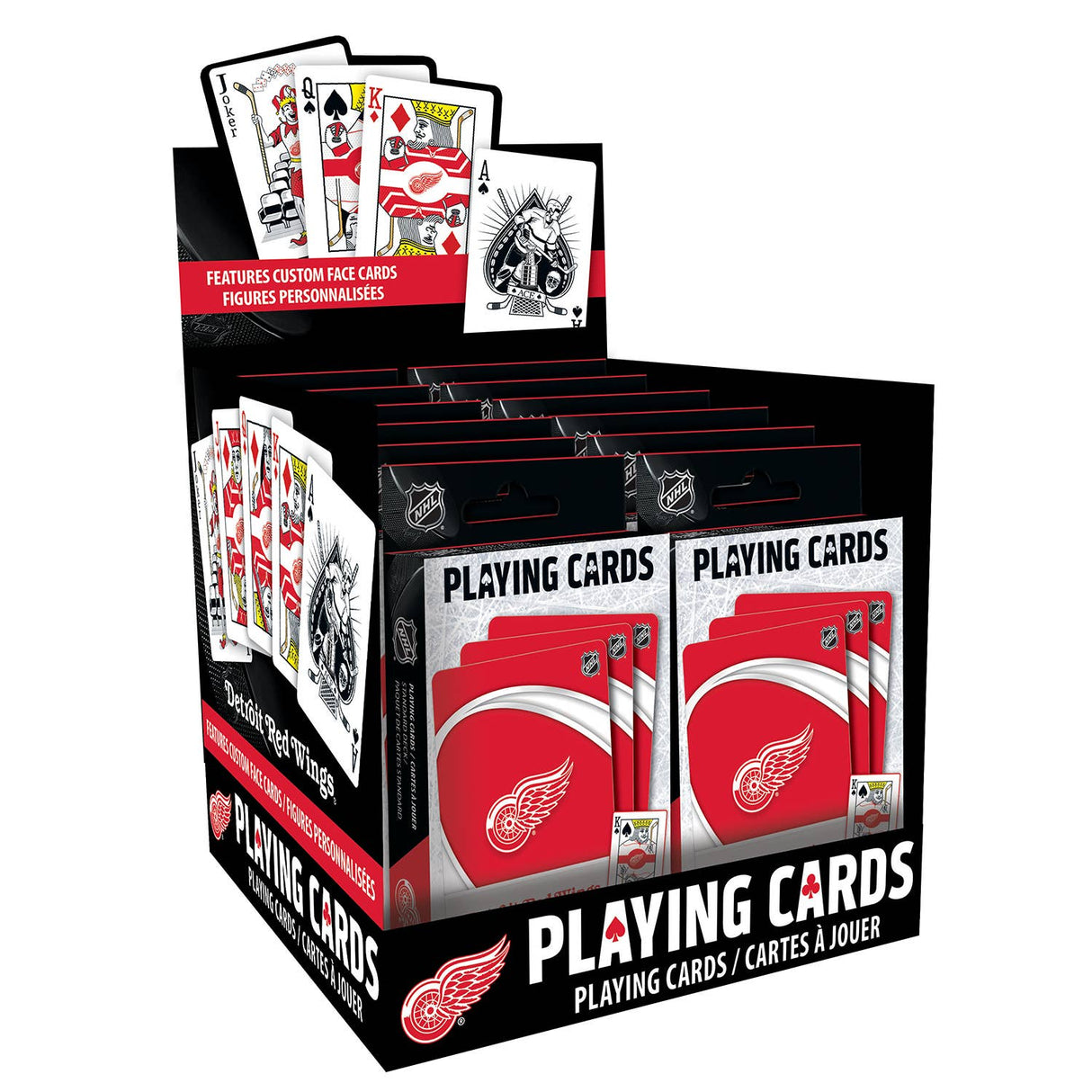 Detroit Red Wings Playing Cards