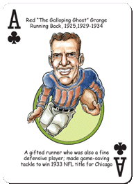 Chicago Football Heroes Playing Cards for Bears Fans