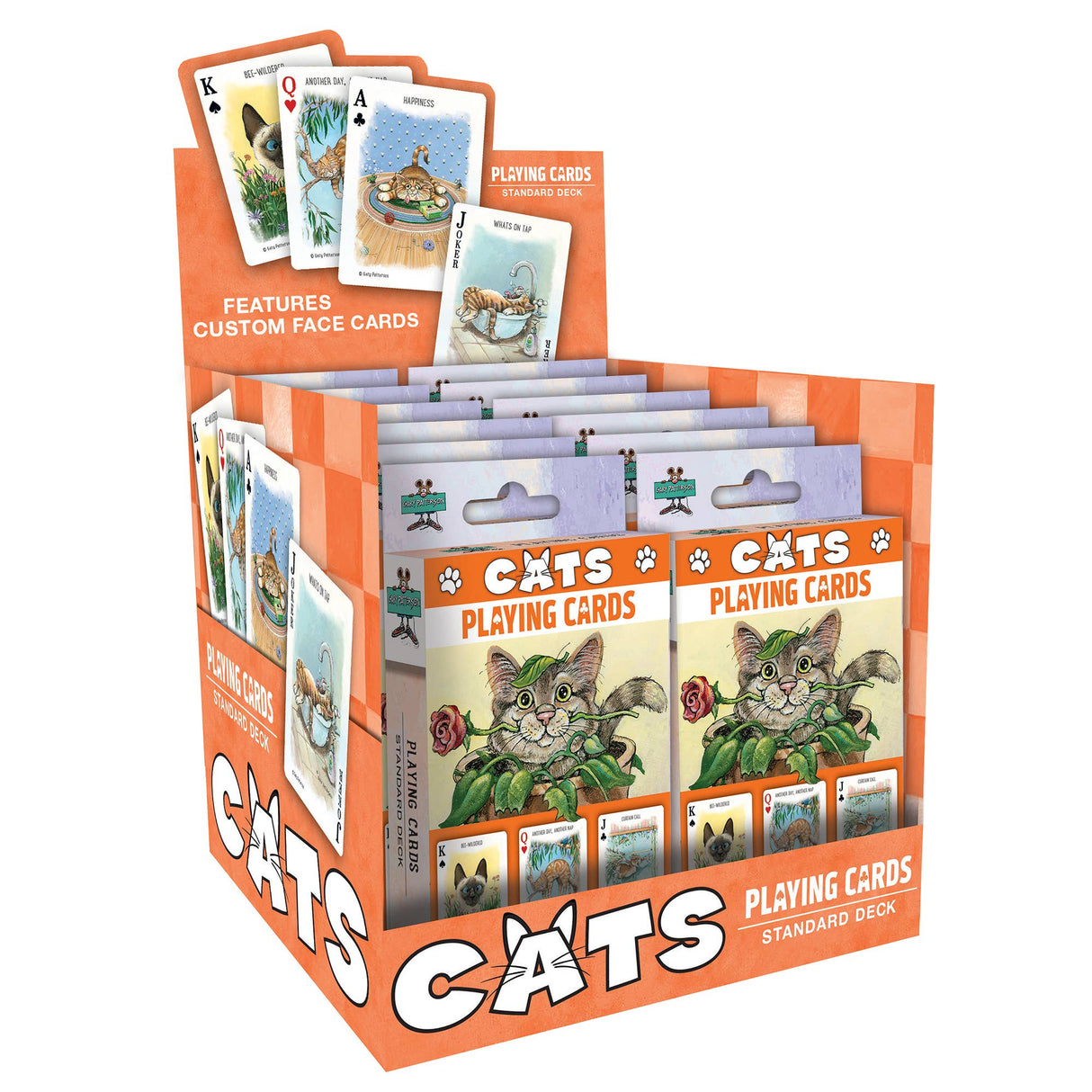 Cats Playing Cards