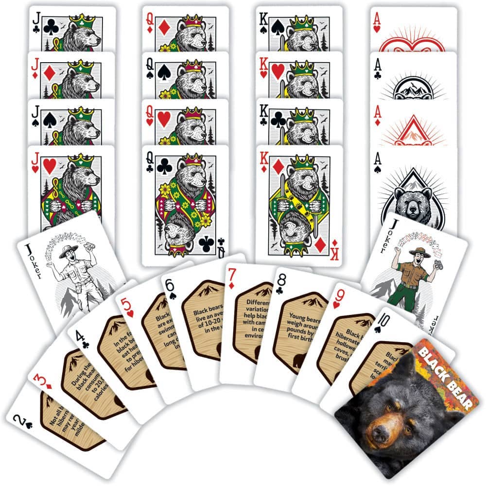 Black Bear Playing Cards - 54 Card Deck