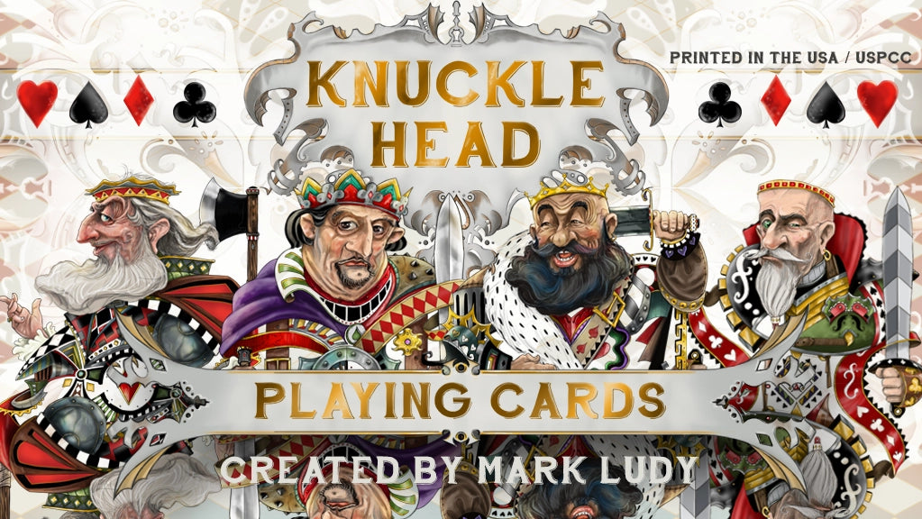 Naipes Classic Black 52 Knucklehead