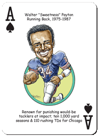 Chicago Football Heroes Playing Cards for Bears Fans