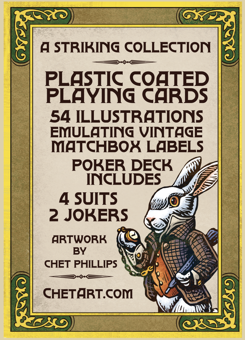 A Striking Collection: Matchbox Label Playing Cards
