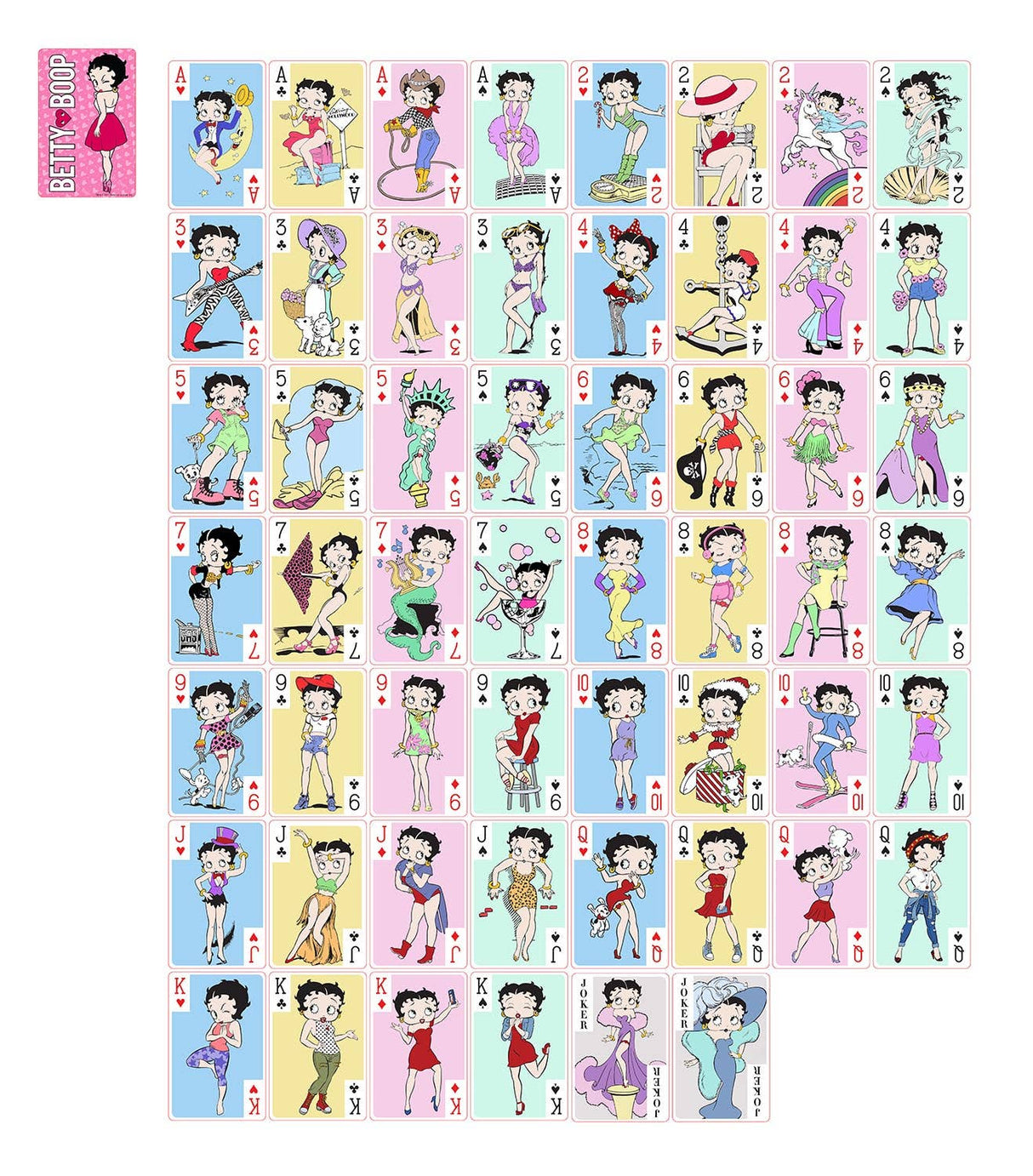 Betty Boop Playing Cards