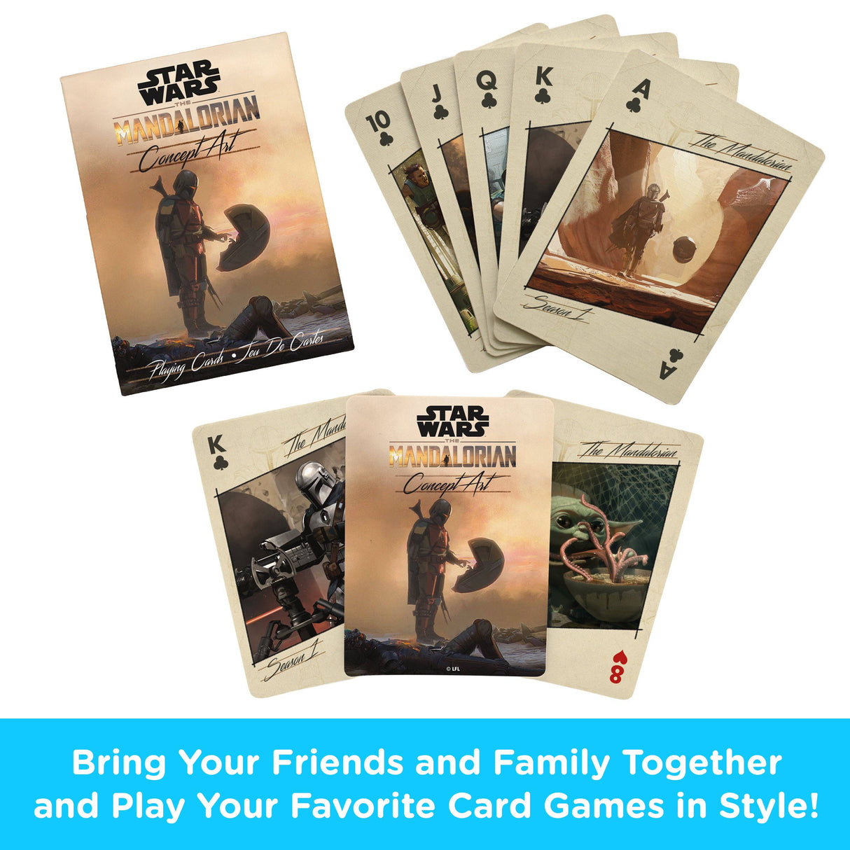 Star Wars The Mandalorian Art of... Playing Cards