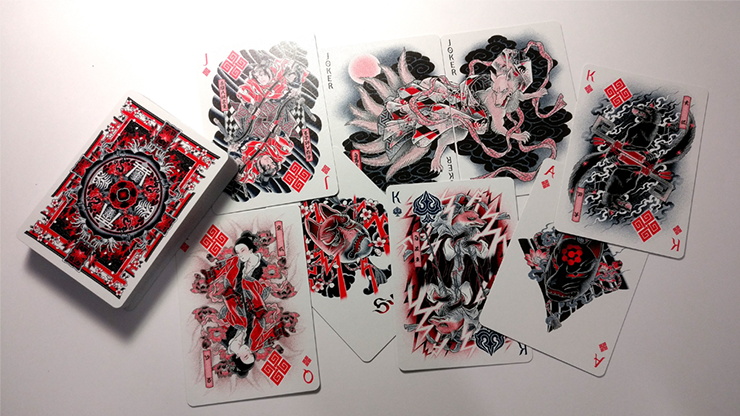Sumi Kitsune Tale Teller (Craft Letterpressed Tuck) Playing Cards