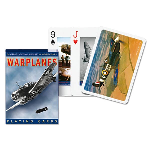 Warplanes Playing Cards
