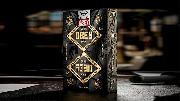 Obey Gold Edition Playing Cards