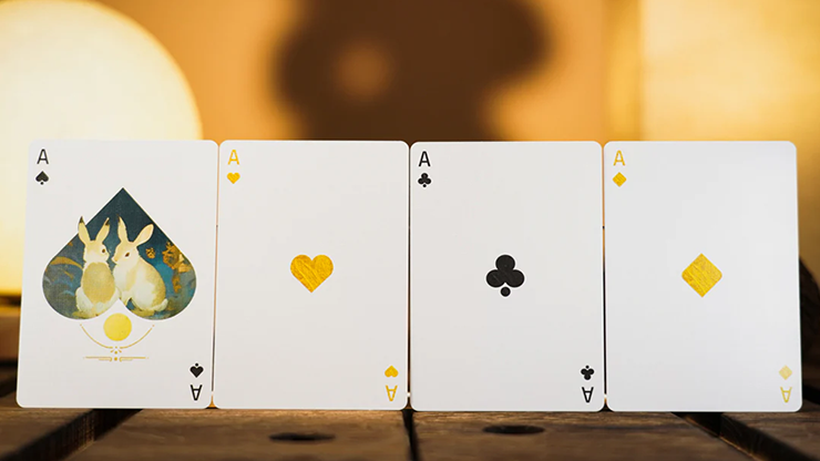 Round Moon Playing Cards