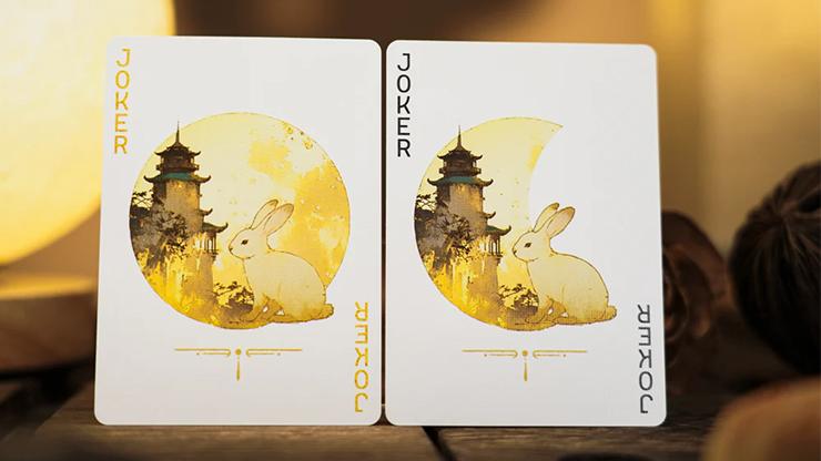 Round Moon Playing Cards
