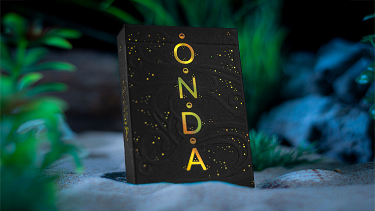 ONDA V2 (Black and Gold) Playing Cards