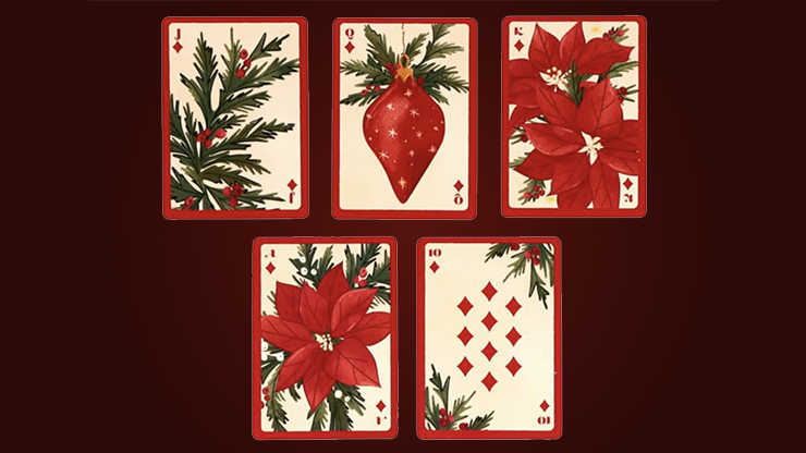 Christmas Botanicals Playing Cards