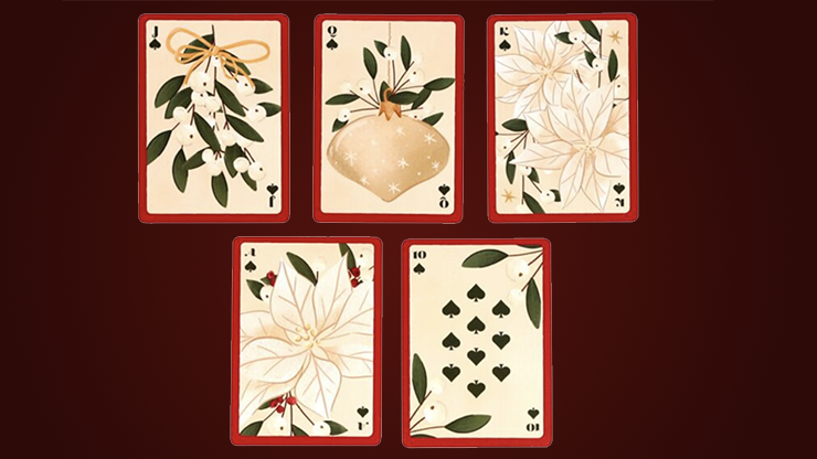 Christmas Botanicals Playing Cards