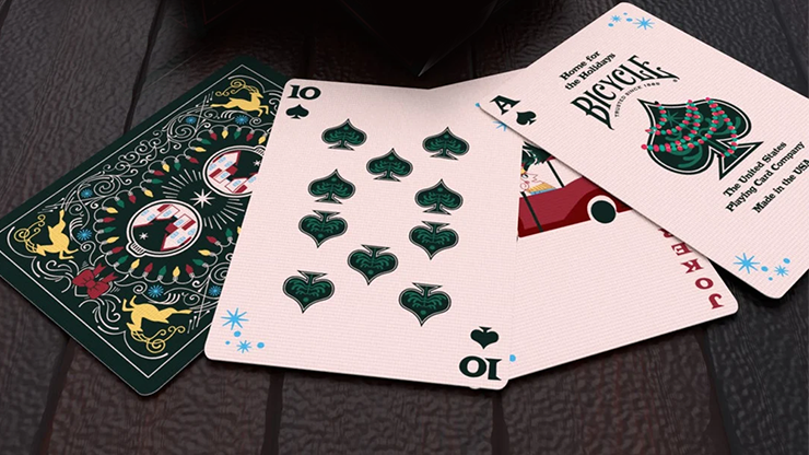 Bicycle Home for the Holidays Playing Cards