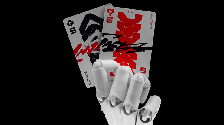 Bicycle Machine56 R-TYPE/3 White Playing Cards