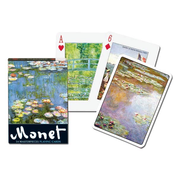 Monet Lilies Playing Cards
