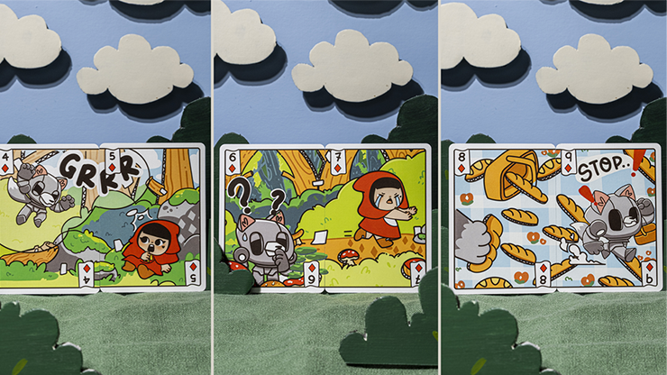 Bicycle Paper Royals Red Riding Hood Playing Cards