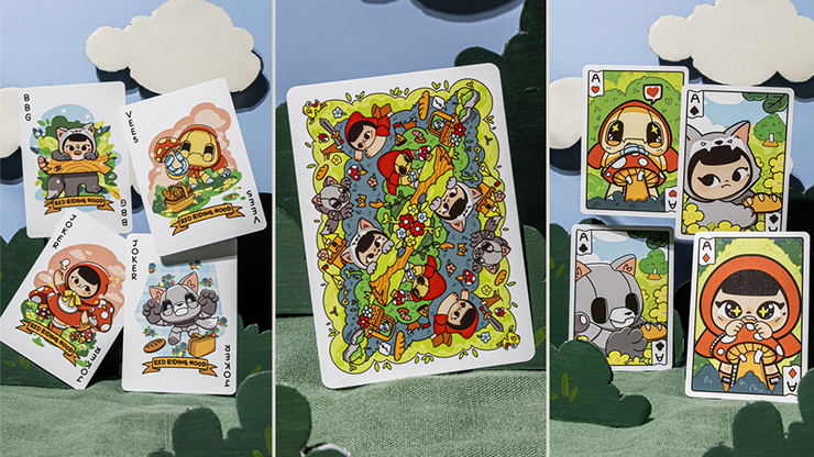 Bicycle Paper Royals Red Riding Hood Playing Cards
