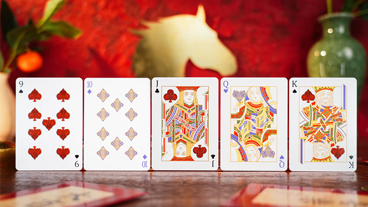 Year of the Horse (Red) Playing Cards