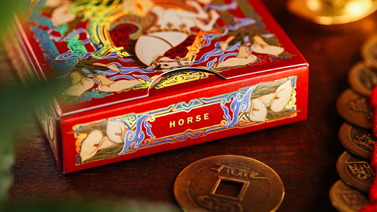 Year of the Horse (Red) Playing Cards