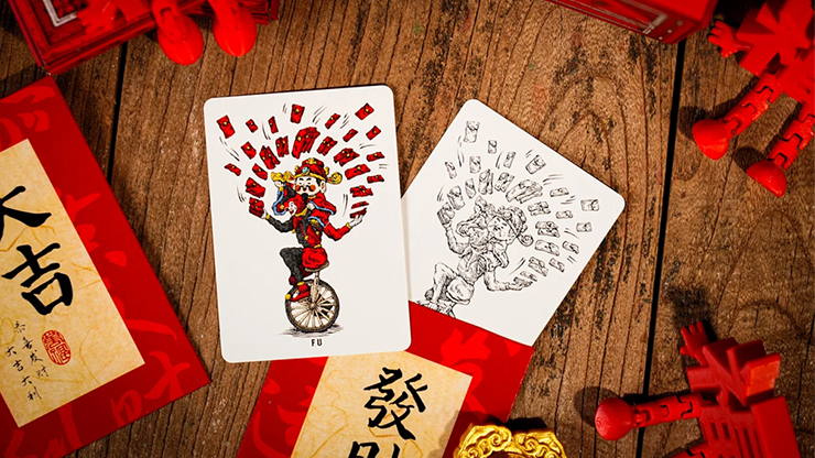 New Year Playing Cards