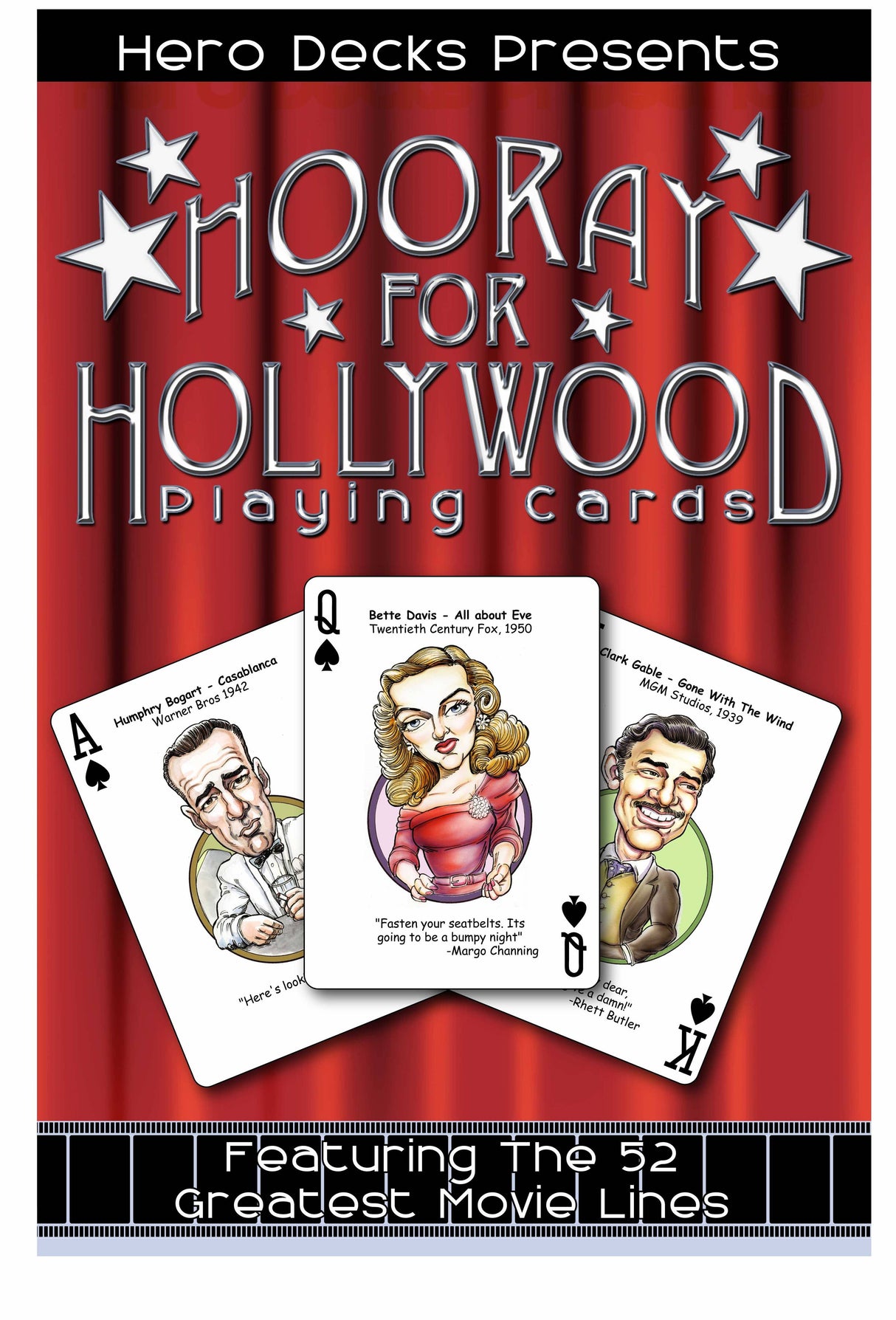 Hooray for Hollywood Playing Cards of the Greatest Movie Lines