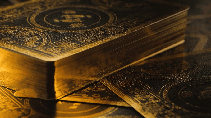 The Groundskeeper Cobalt Playing Cards