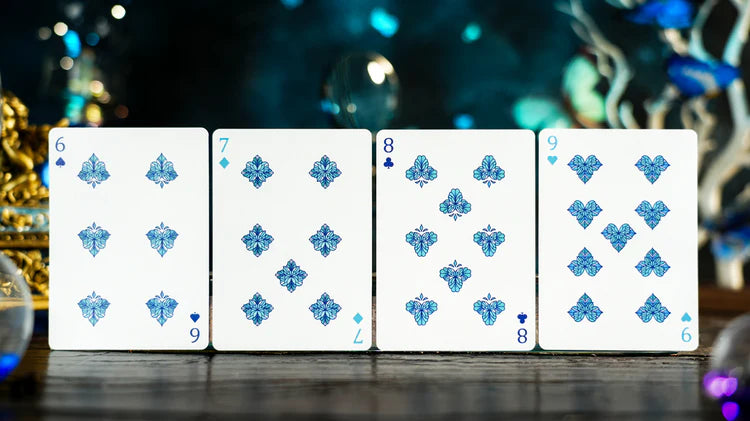 Prism Blue Morpho Playing Cards