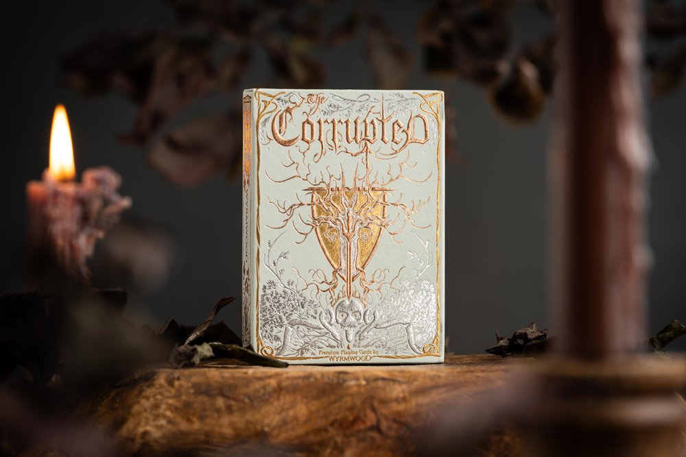 The Corrupted: Teal Twilight Edition Playing Cards