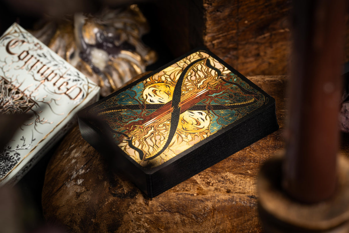 The Corrupted: Teal Twilight Edition Playing Cards