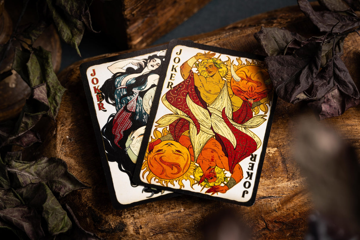 The Corrupted: Teal Twilight Edition Playing Cards