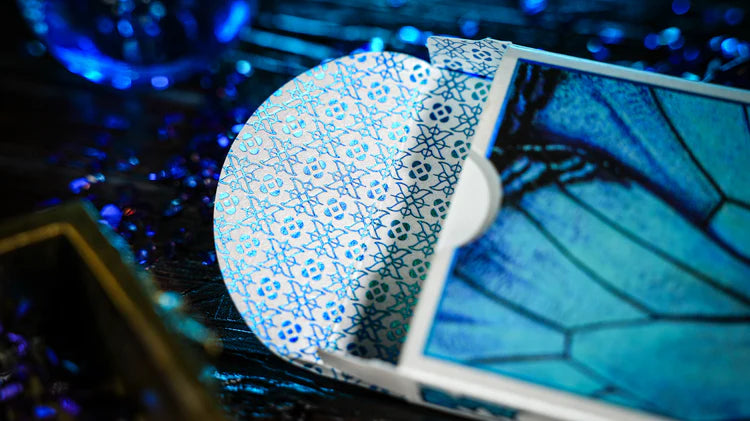 Prism Blue Morpho Playing Cards