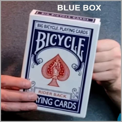 The Orginal Jumbo Bicycle Rider Back Deck 8082 (Blue) (Rare)