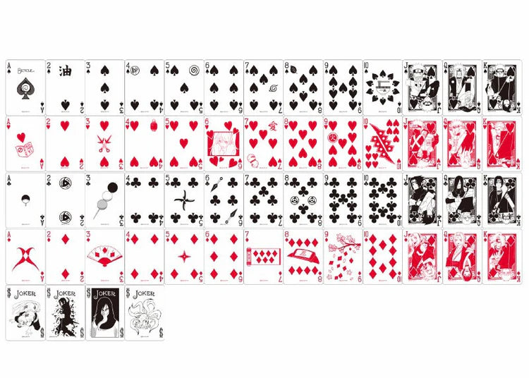 Bicycle Naruto Playing Cards (Import)