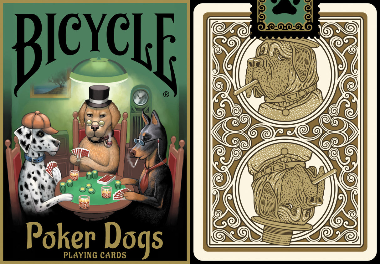 Naipes Bicycle Poker Dogs V2