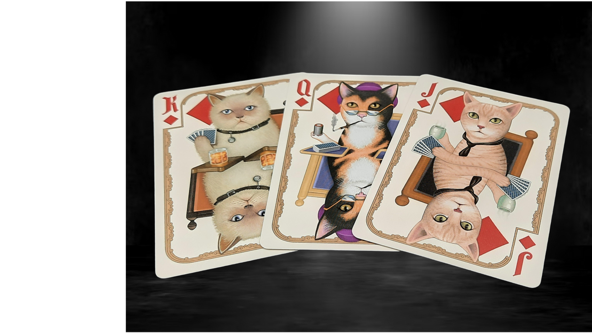 Bicycle Poker Cats V2 Playing Cards