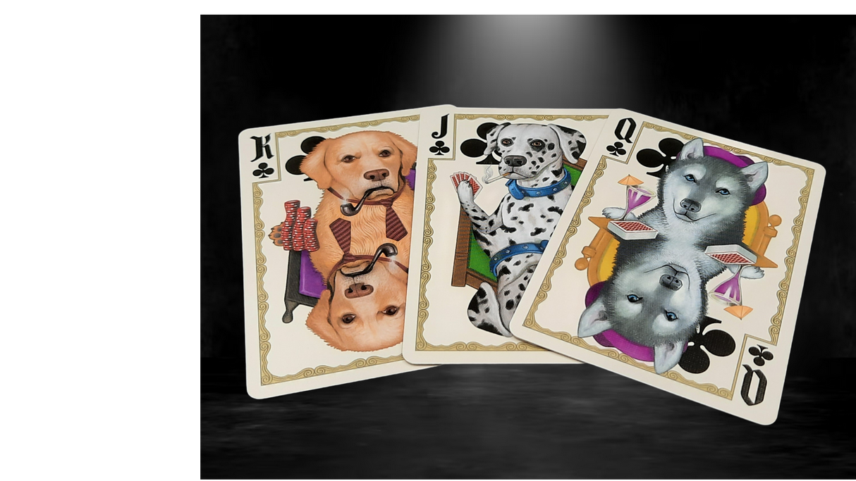Naipes Bicycle Poker Dogs V2