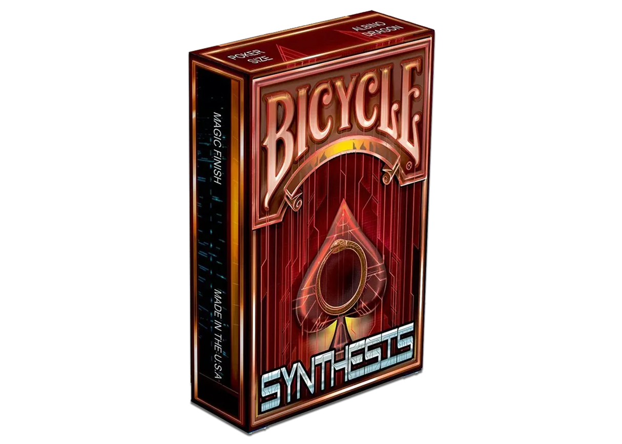 Bicycle Synthesis Playing Cards- Red (Rare)