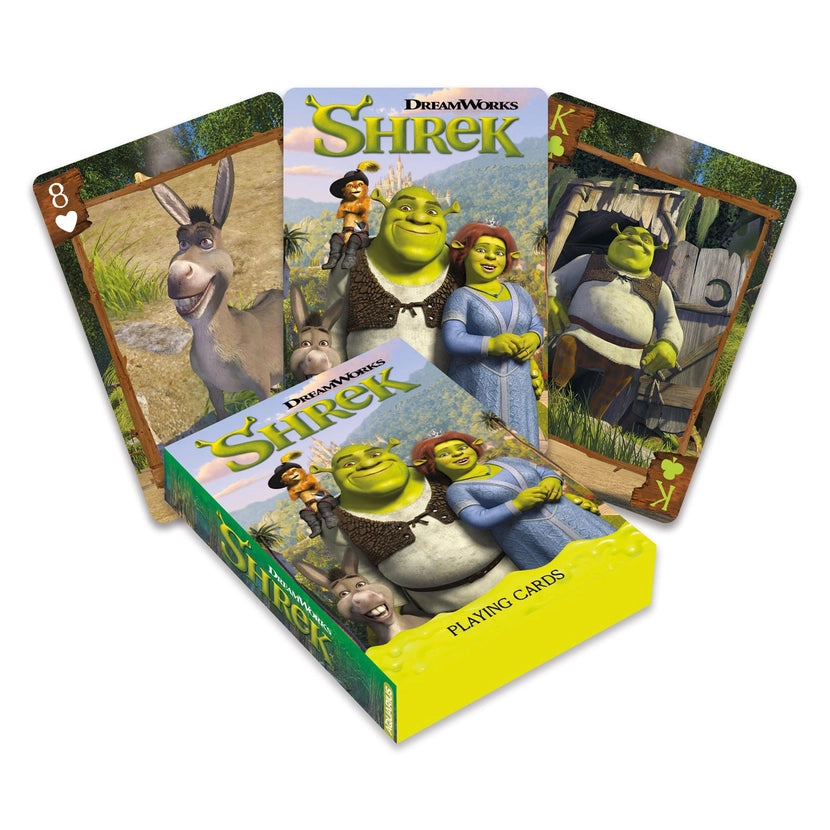 Shrek jugando a las cartas