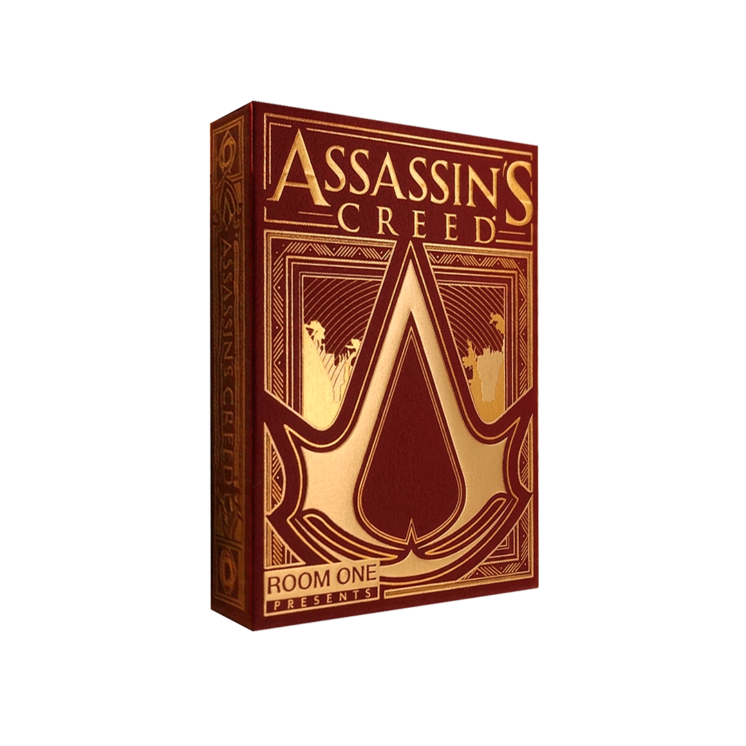 Assassin's Creed Legacy Version 2 Garnet (Hidden Blade Black) Playing Cards