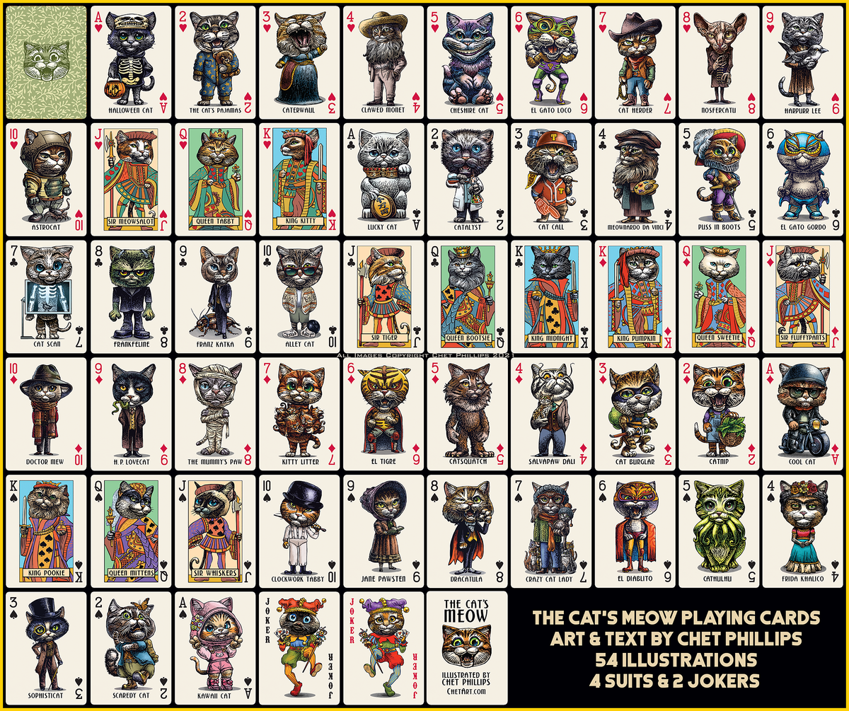 Cat's Meow Playing Cards