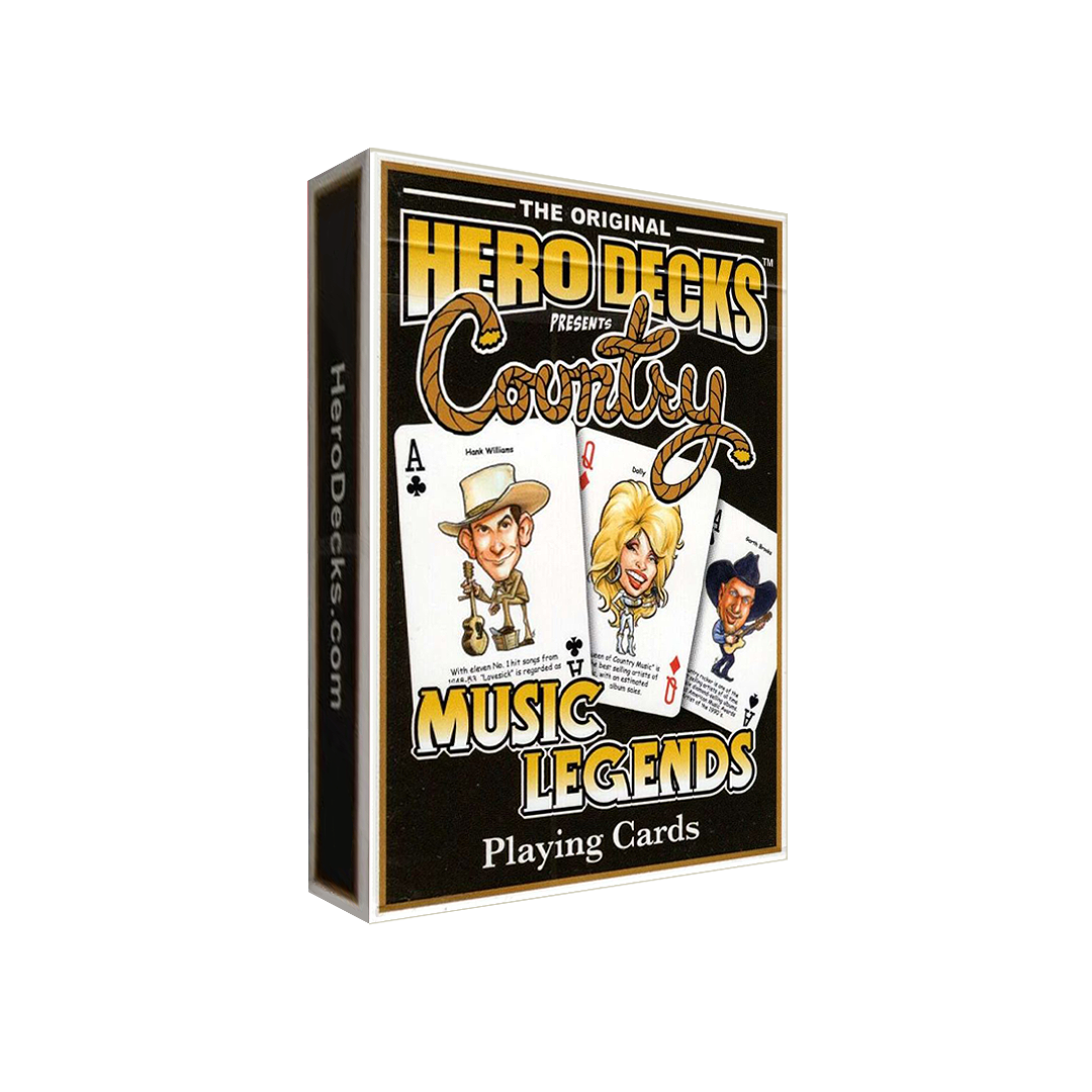 Country Music Legends Playing Cards