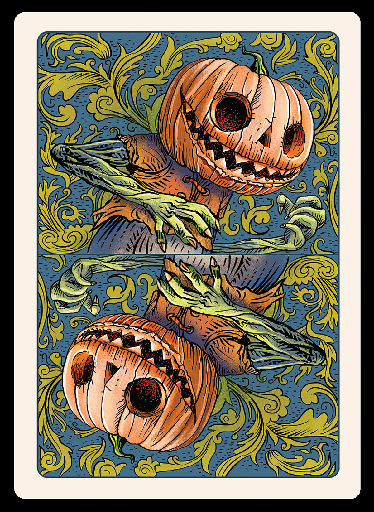 Haunted Halloween: Gallery of Monster Weirdos Playing Cards
