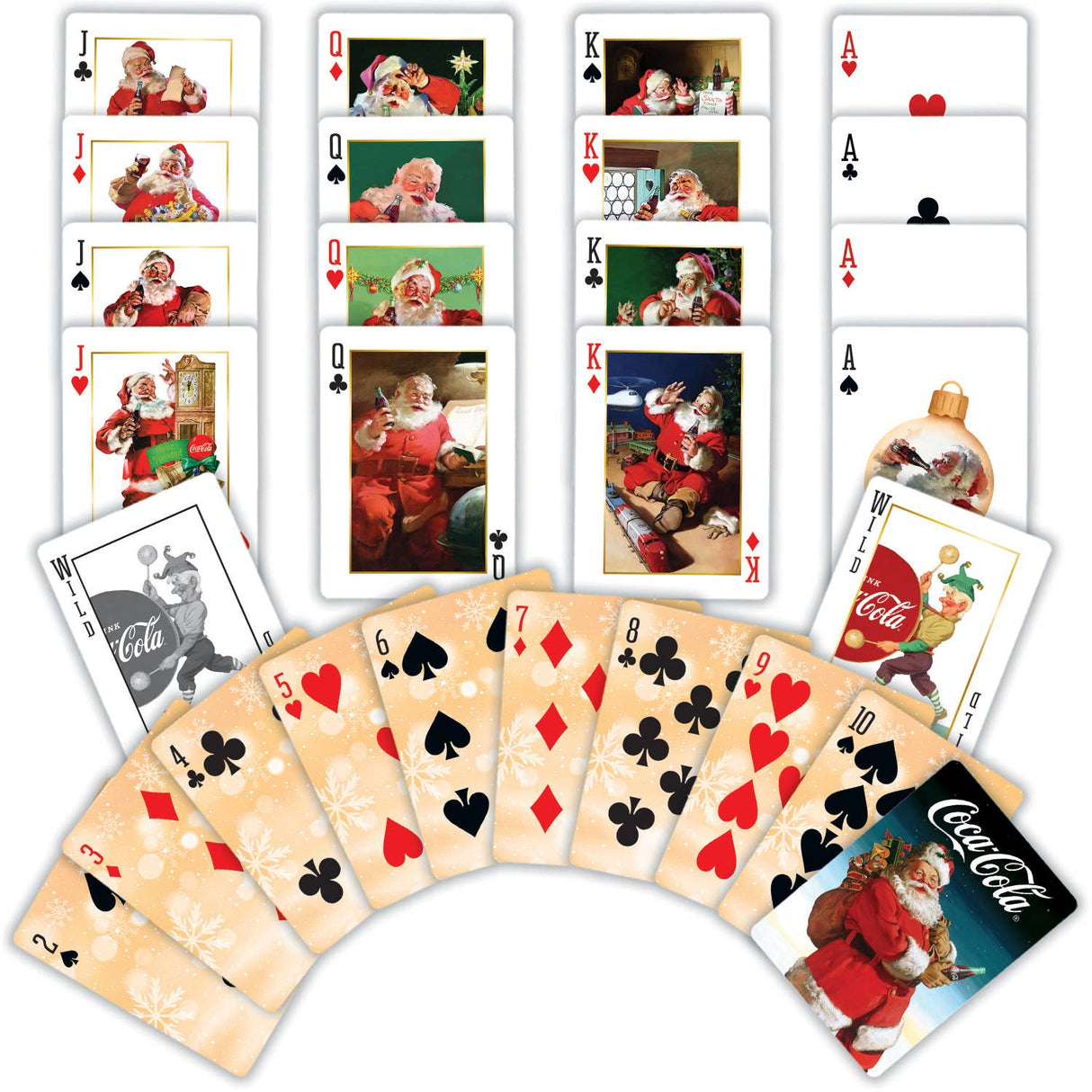Coca-Cola Vintage Santa Playing Cards